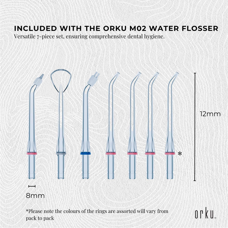 Water Jet Dental Flosser 600ml Black - Electric Oral Pressure Tooth Irrigator