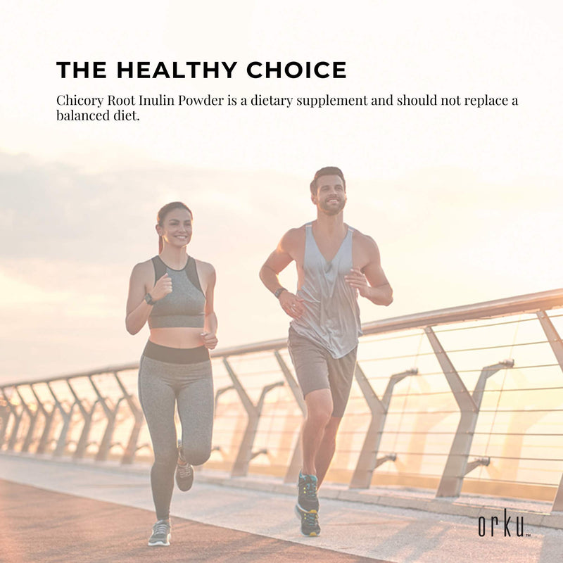 Orku 20Kg Chicory Root Inulin Powder - Natural Prebiotic Unflavoured Supplement