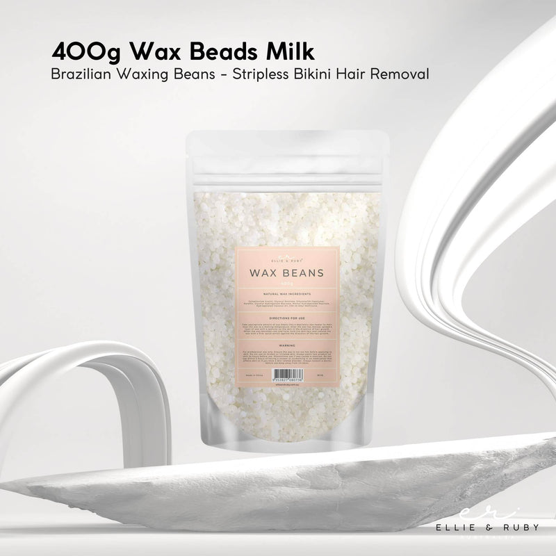 10x 400g Wax Beads Milk - Brazilian Waxing Beans - Stripless Hair Removal