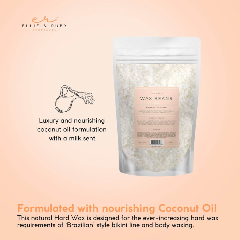 10x 400g Wax Beads Milk - Brazilian Waxing Beans - Stripless Hair Removal