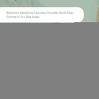 Bosisto's 6Kg Senstive Laundry Powder Refill - Eco Eucalyptus Washing Detergent