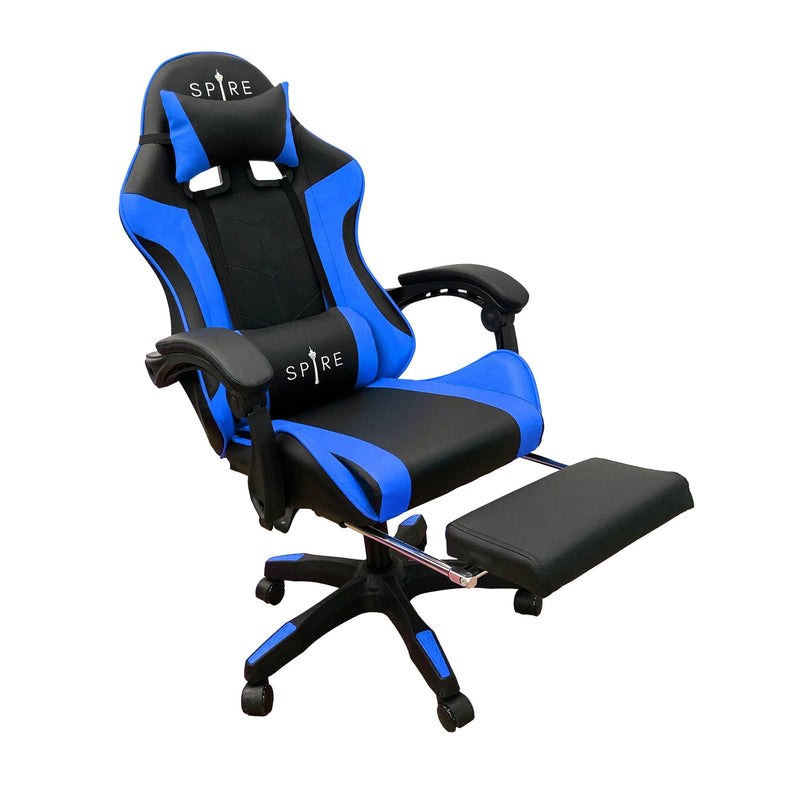 Intex Spire Zinc Blue And Black Adjustable Gaming/office Chair