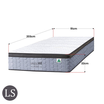 Laura Hill Essential Australian Made Long Single Premium Mattress