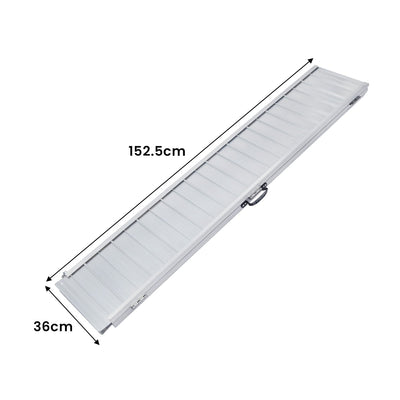 Rigg Aluminium Foldable Wheelchair Ramp With Handle - 5ft