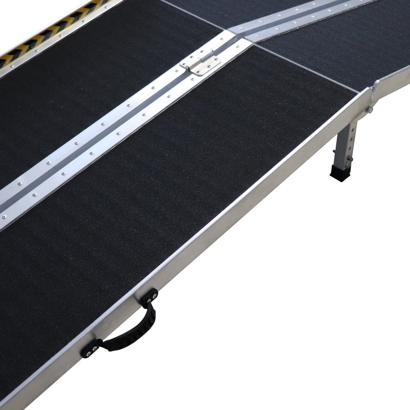 Kartrite Aluminium Wheelchair Ramp With Leg Support - 10ft