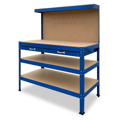 Kartrite 3-layered Work Bench Garage Storage Table Tool Shop Shelf