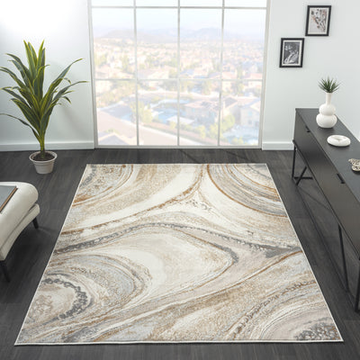 Avani Marble Rug - Sand - 160x230