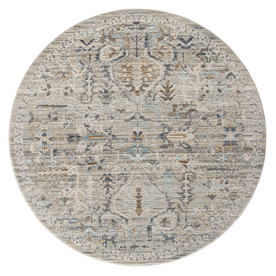 Aubre Contemporary Area Rug - Taupe - 190x190