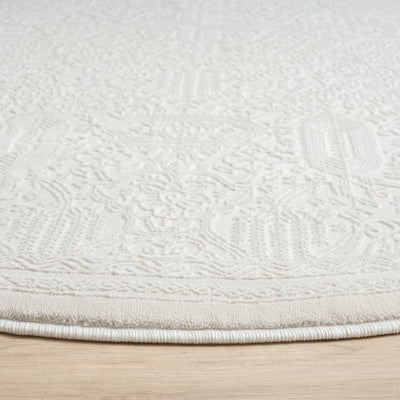 Grande Jacquard Rug - Ivory - 300x400