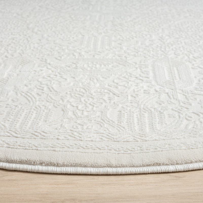 Grande Jacquard Rug - Ivory - 300x400