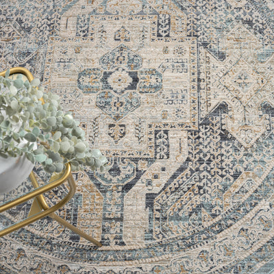 Aubre Contemporary Area Rug - Charcoal - 300x400