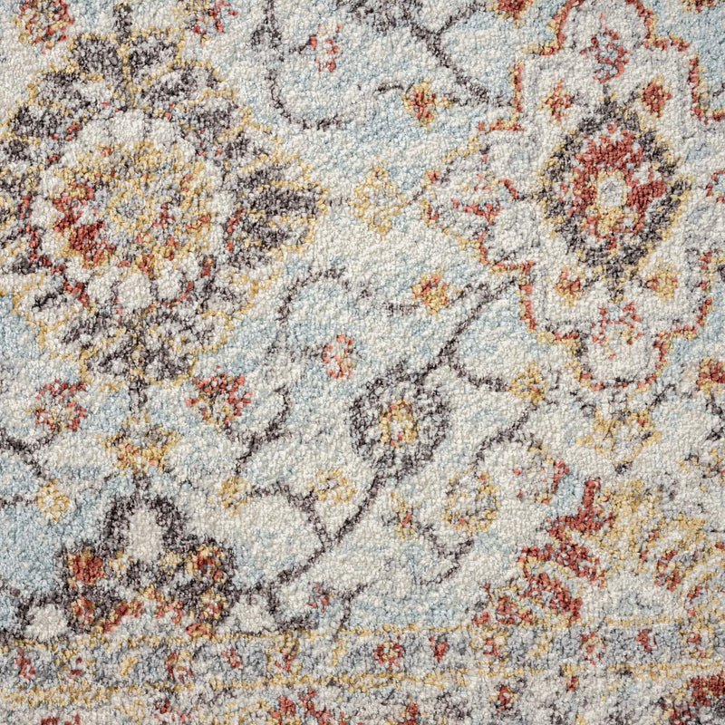 Asher Country Rug - Blue - 300x400