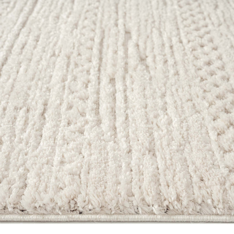 Addie Soft Pile Rug - Ivory - 80x150