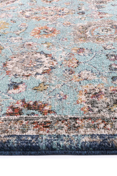 Ezra Multi Blue Traditional Rug 160x230