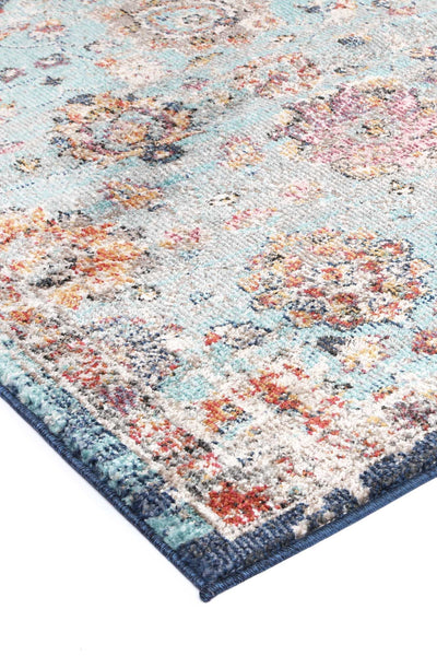 Ezra Multi Blue Traditional Rug 160x230