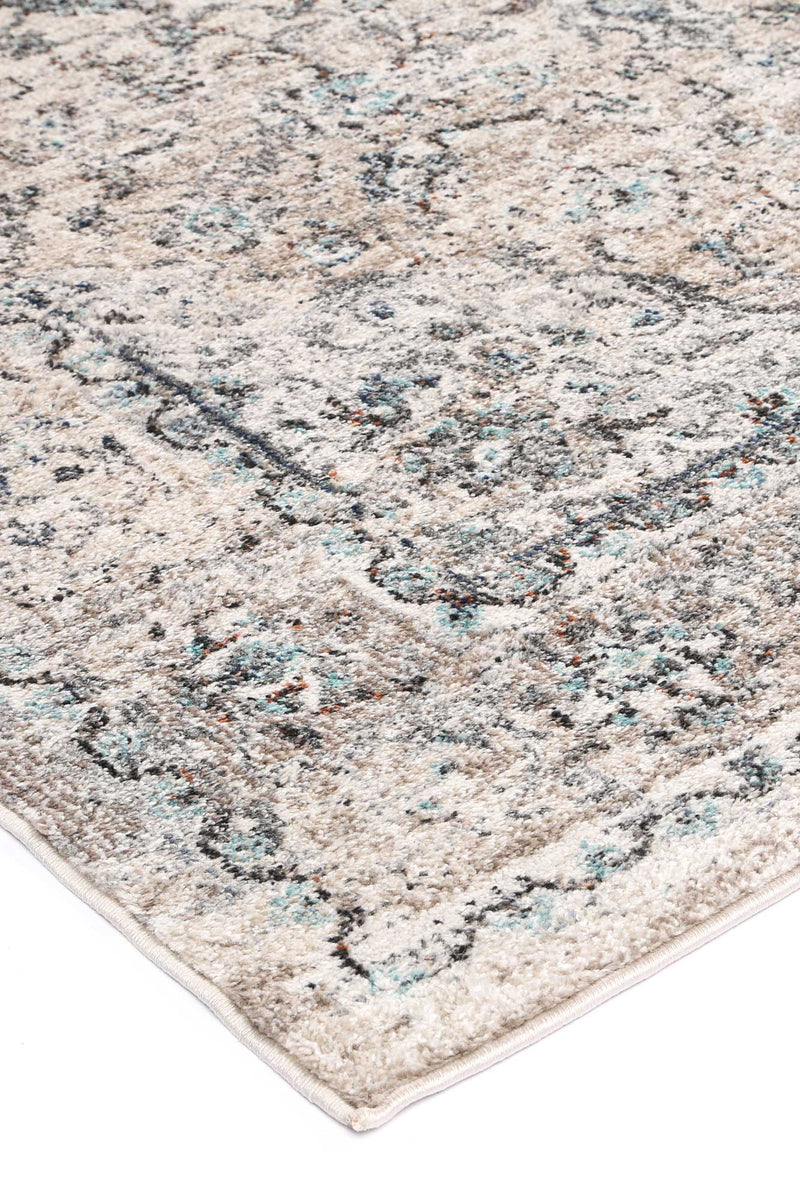 Ezra Grey Traditional Rug 200x290