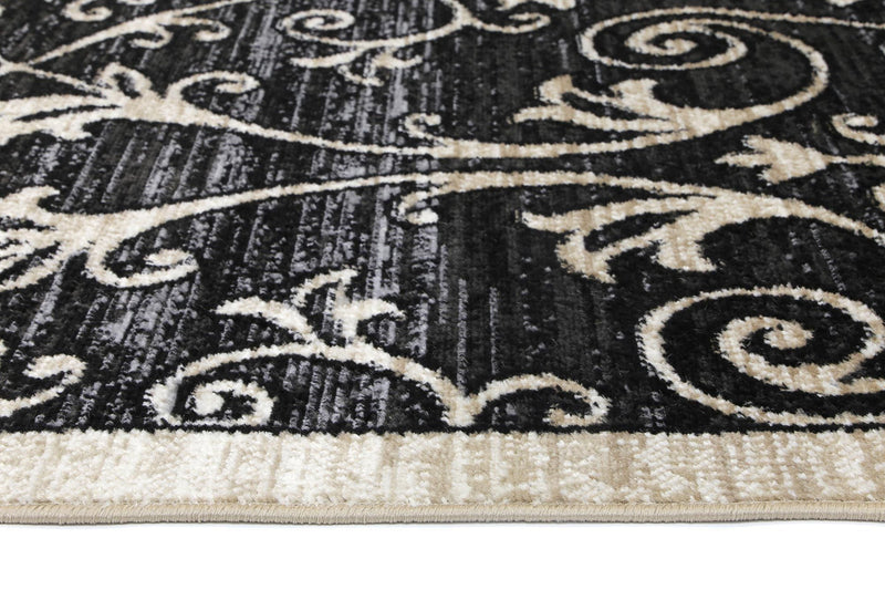 Arya Grey Beige Ikat Rug 160x220 cm