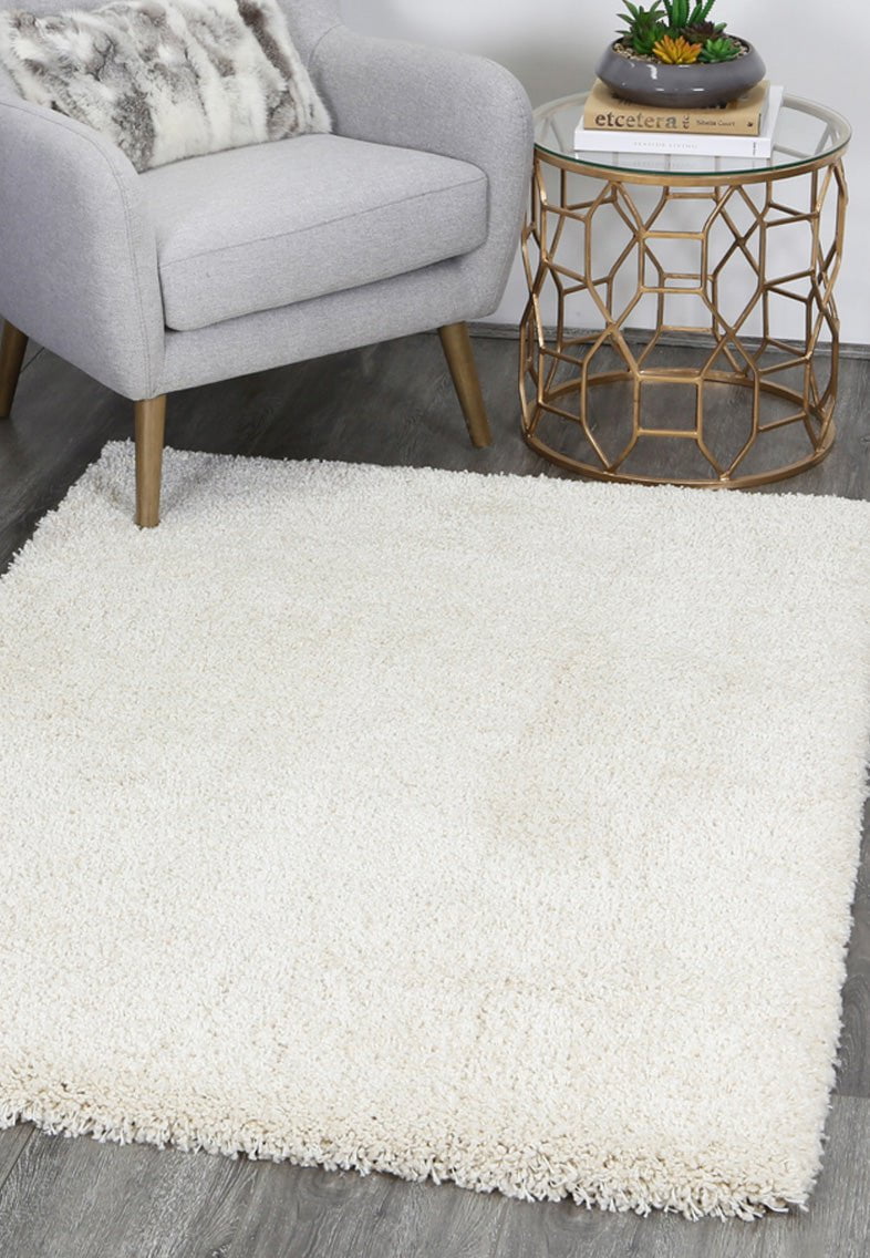 Arctic Plush Cream Shaggy Rug 240x330 cm