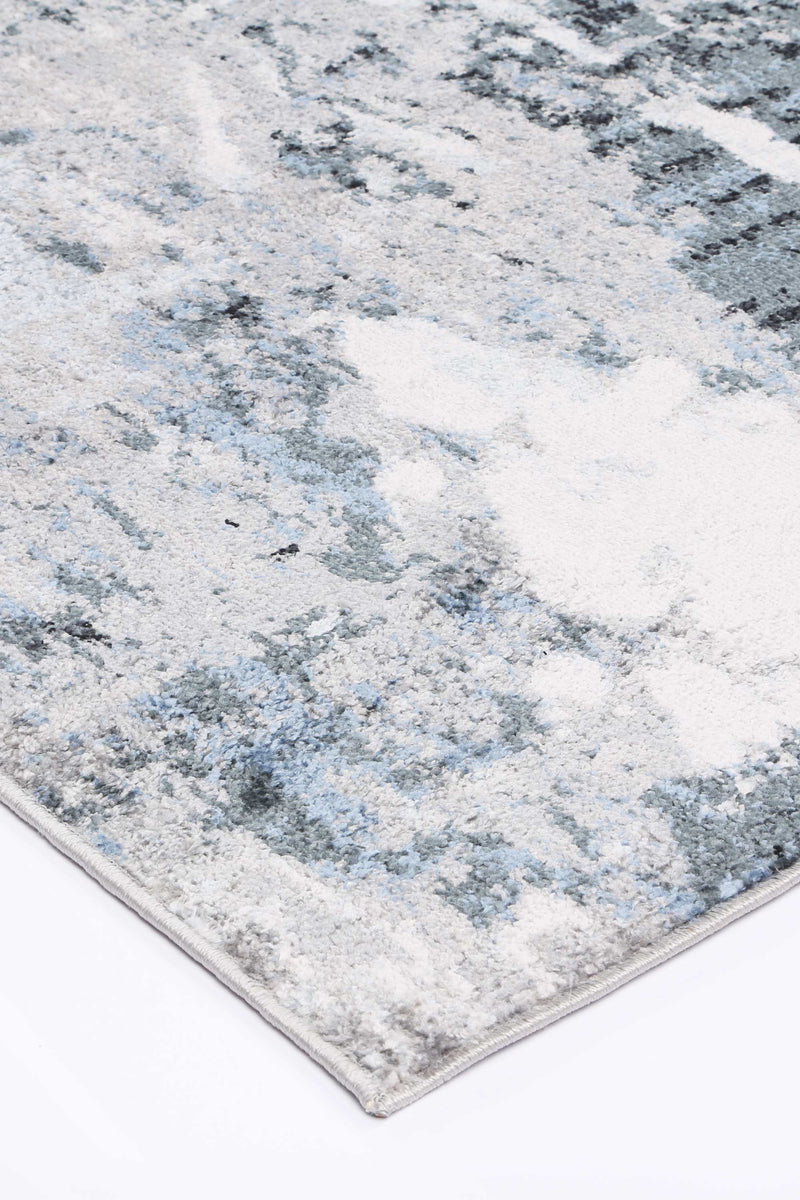 Ermina Modern Abstract Grey Rug 280x380cm