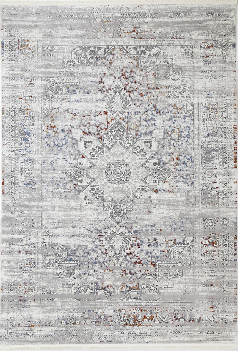 Cordelia Medalion Grey Multi Rug 200x290 cm