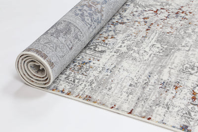 Cordelia Medalion Grey Multi Rug 200x290 cm