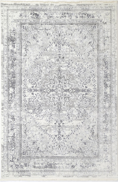 Cordelia Vintage Medalion Grey Rug 300x400 cm