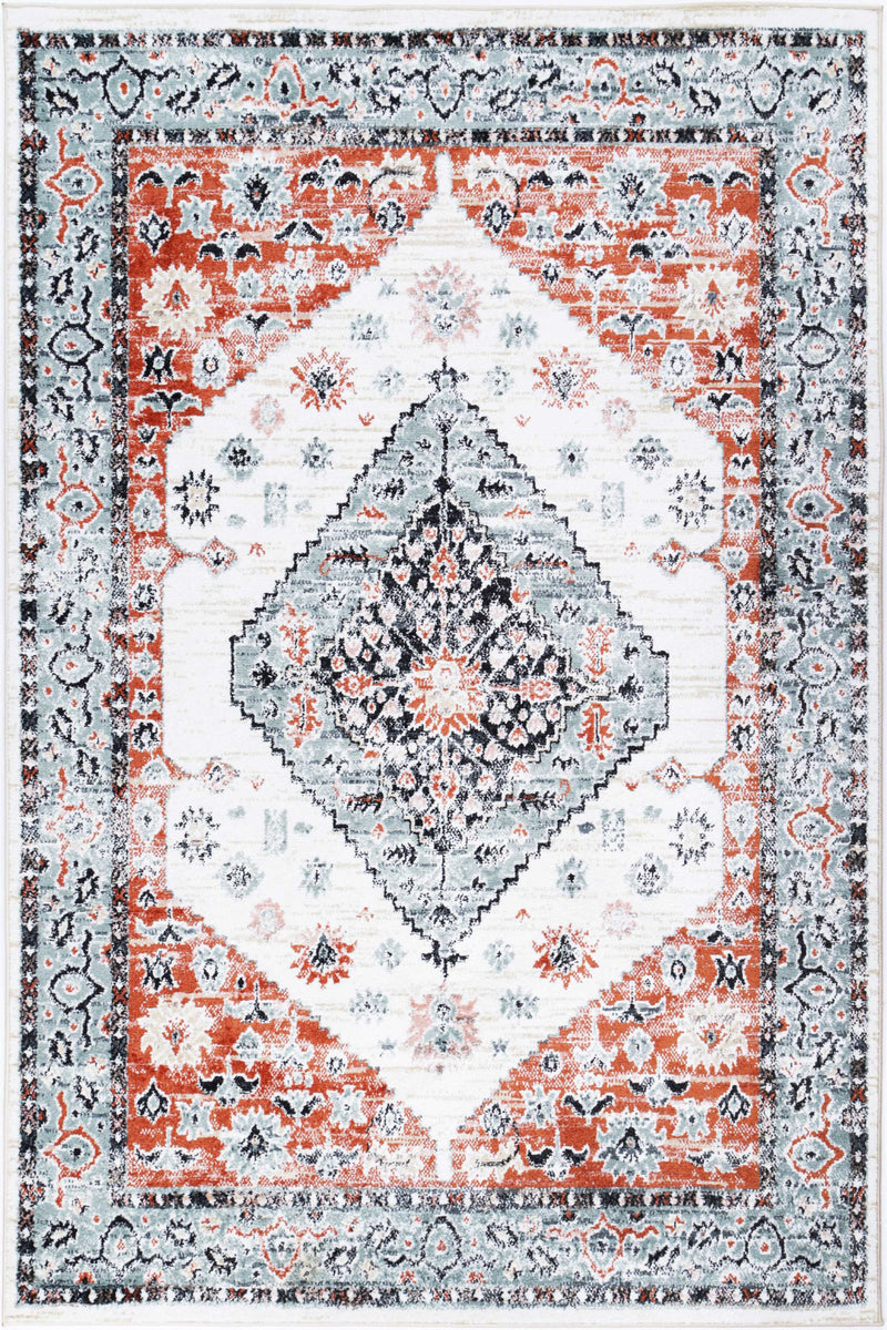 Anatolia Traditional Cream Terracotta Rug 200x290cm