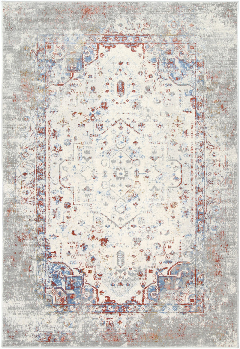 Amelia Grey Multi Contemporary Rug 160x230 cm