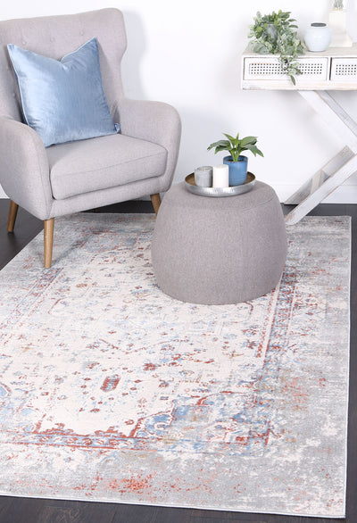 Amelia Grey Multi Contemporary Rug 160x230 cm