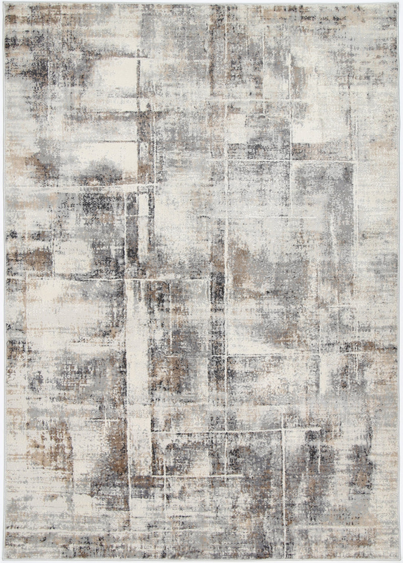 Amelia Beige Grey Modern Rug 200x290 cm