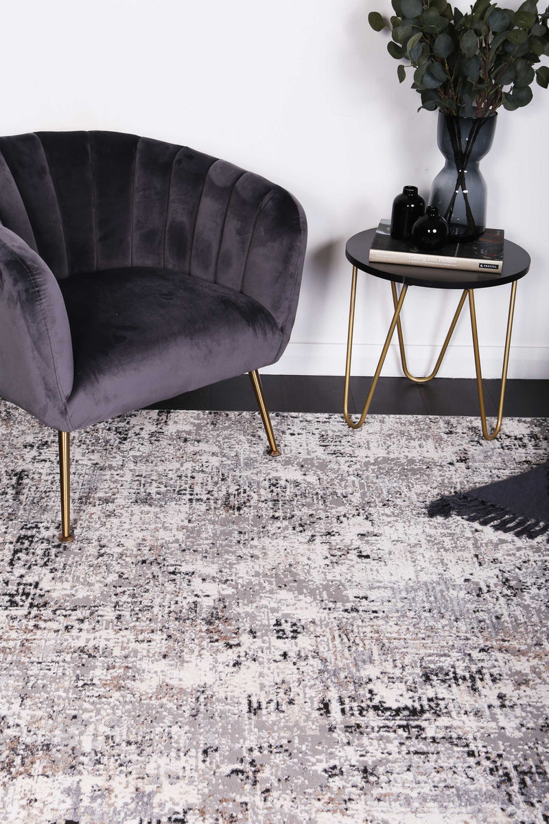 Amelia Grey Modern Rug 240x330 cm