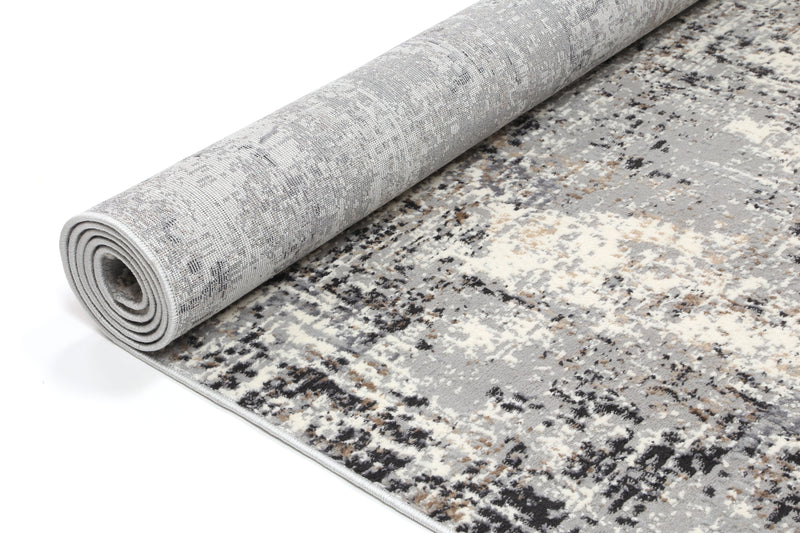 Amelia Grey Modern Rug 240x330 cm