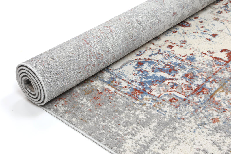 Amelia Grey Multi Contemporary Rug 240x330 cm