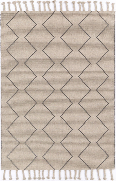 Leilani Diamond Tassel Ash Rug 160x230cm