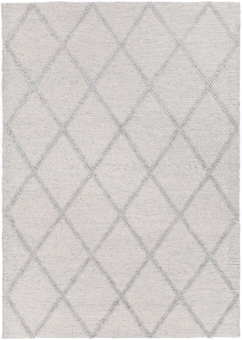 Leilani Diamond Braided Grey Rug 160x230cm