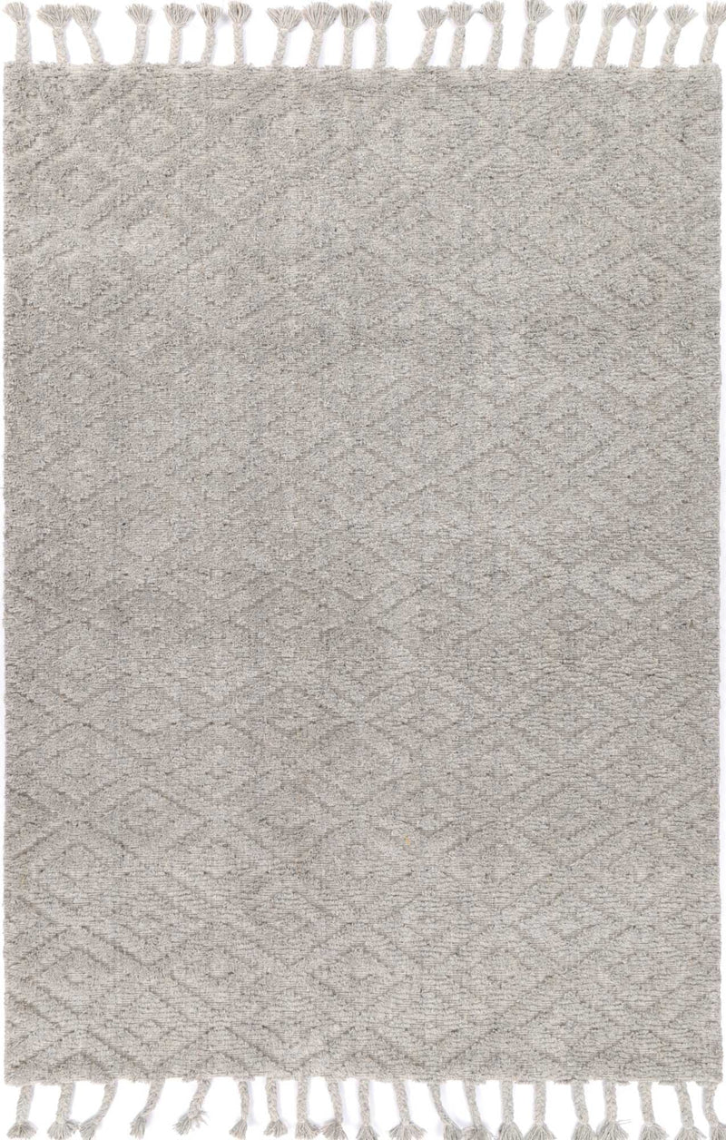 Leilani Plush Diamond Grey Rug 160x230cm