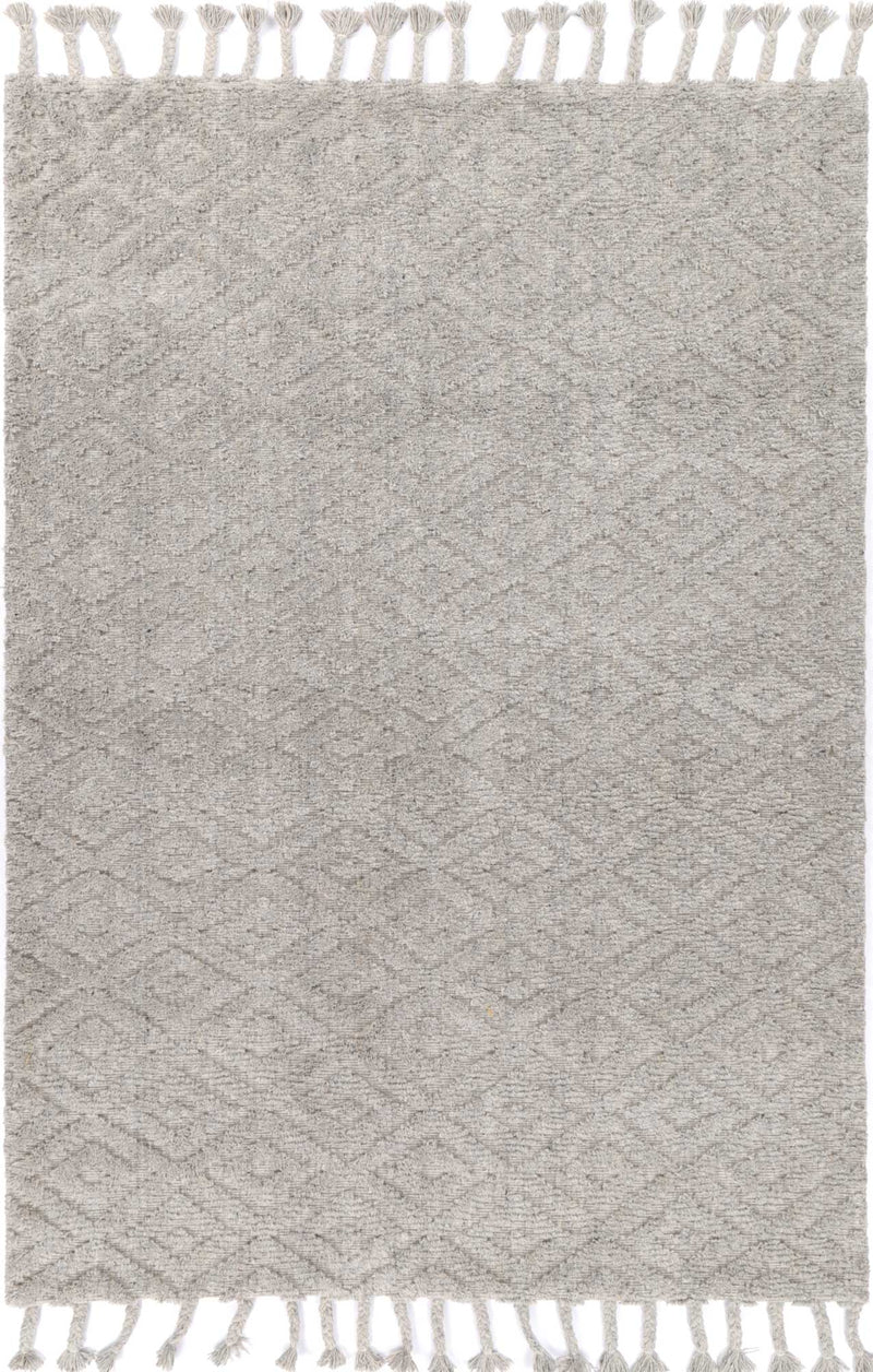 Leilani Plush Diamond Grey Rug 200x290cm