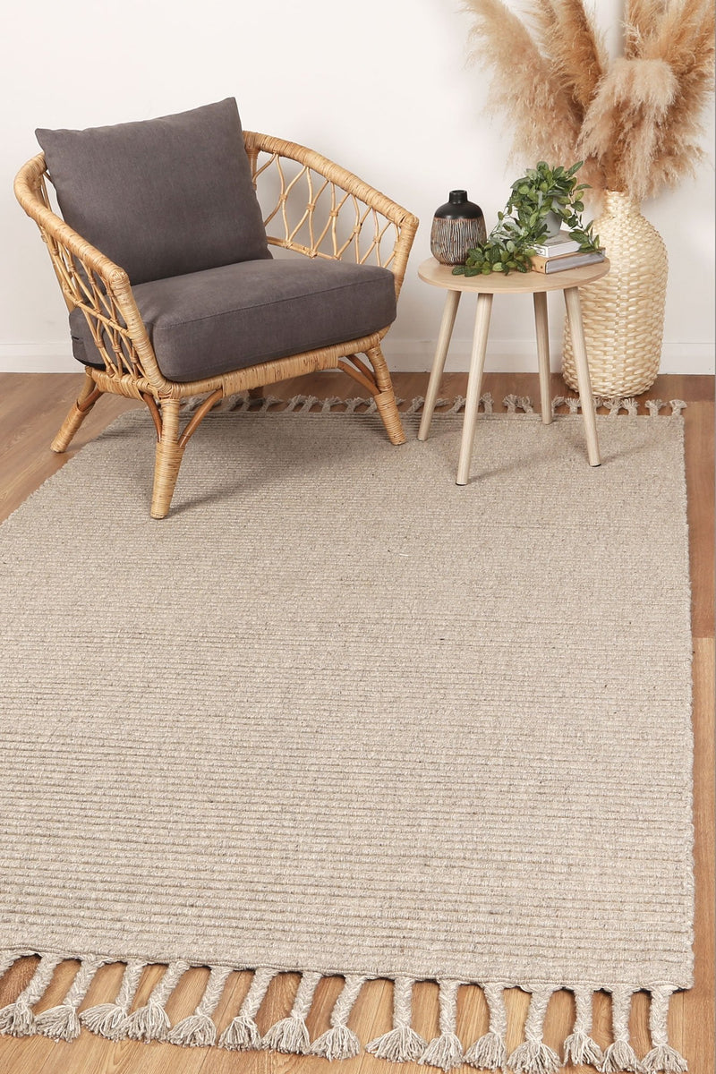 Leilani Modern Wool Ash Rug 300x400cm