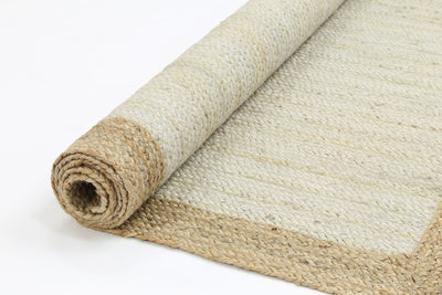 Hampton Light Pink Centre Jute Rug 190x280cm