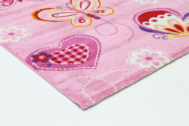 Nova Kids Pink Butterfly Rug 120x170 cm