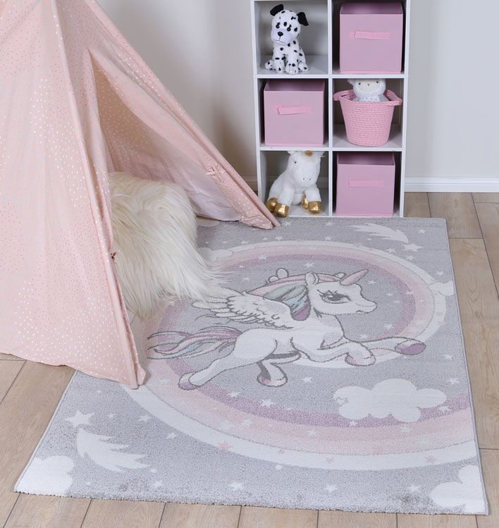 Nova Kids Rainbow Unicorn Rug 120x170 cm