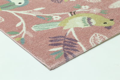 Nova Kids Pink Pastel Bird Rug 160x230 cm