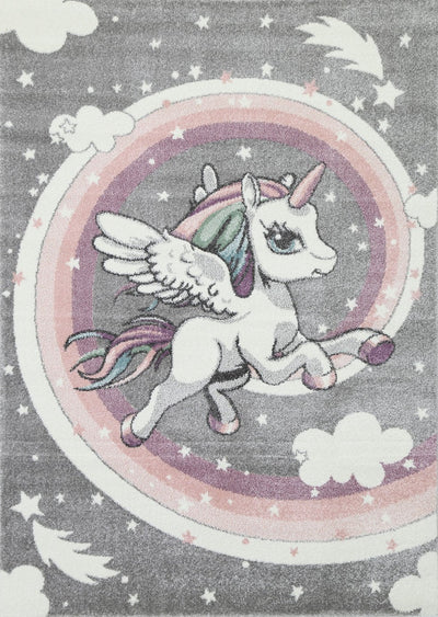 Nova Kids Rainbow Unicorn Rug 160x230 cm