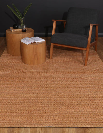 Zayna Cue Copper Wool Blend Rug 160x230cm