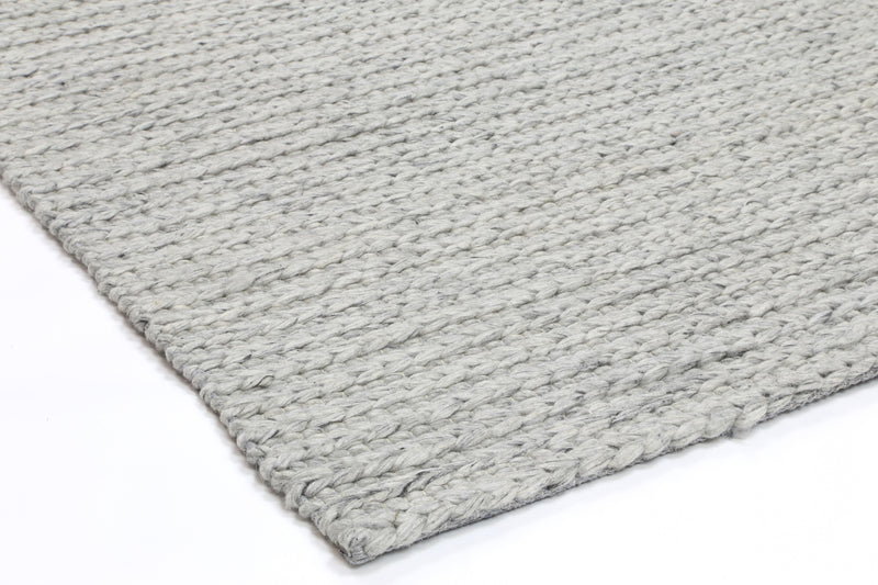 Zayna Cue Grey Wool Blend Rug 160x230cm