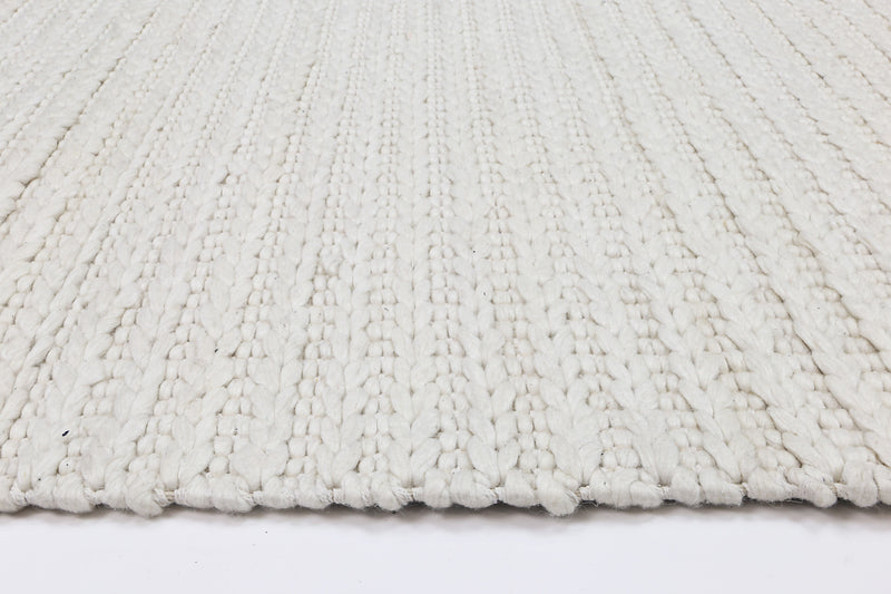 Zayna Cue White Wool Blend Rug 160x230cm