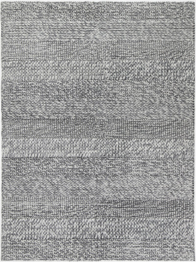 Zayna Grace Charcoal Wool Blend Rug 160x230cm