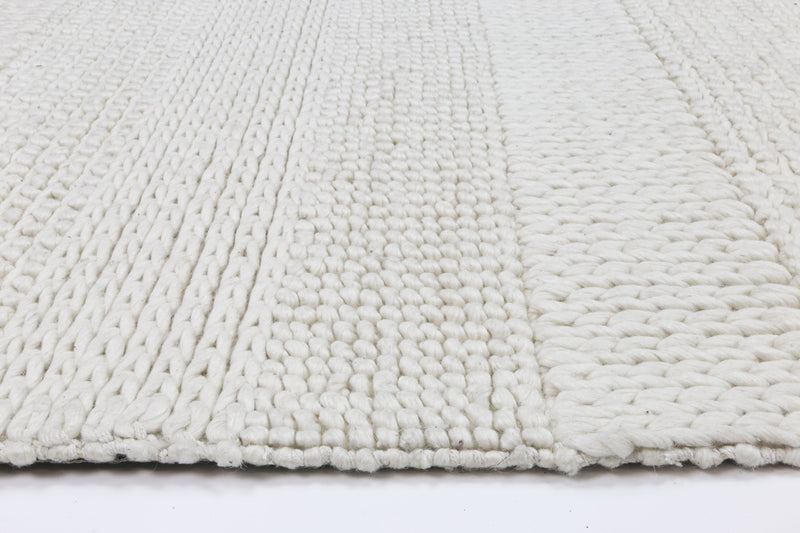 Zayna Grace White Wool Blend Rug 200x290cm