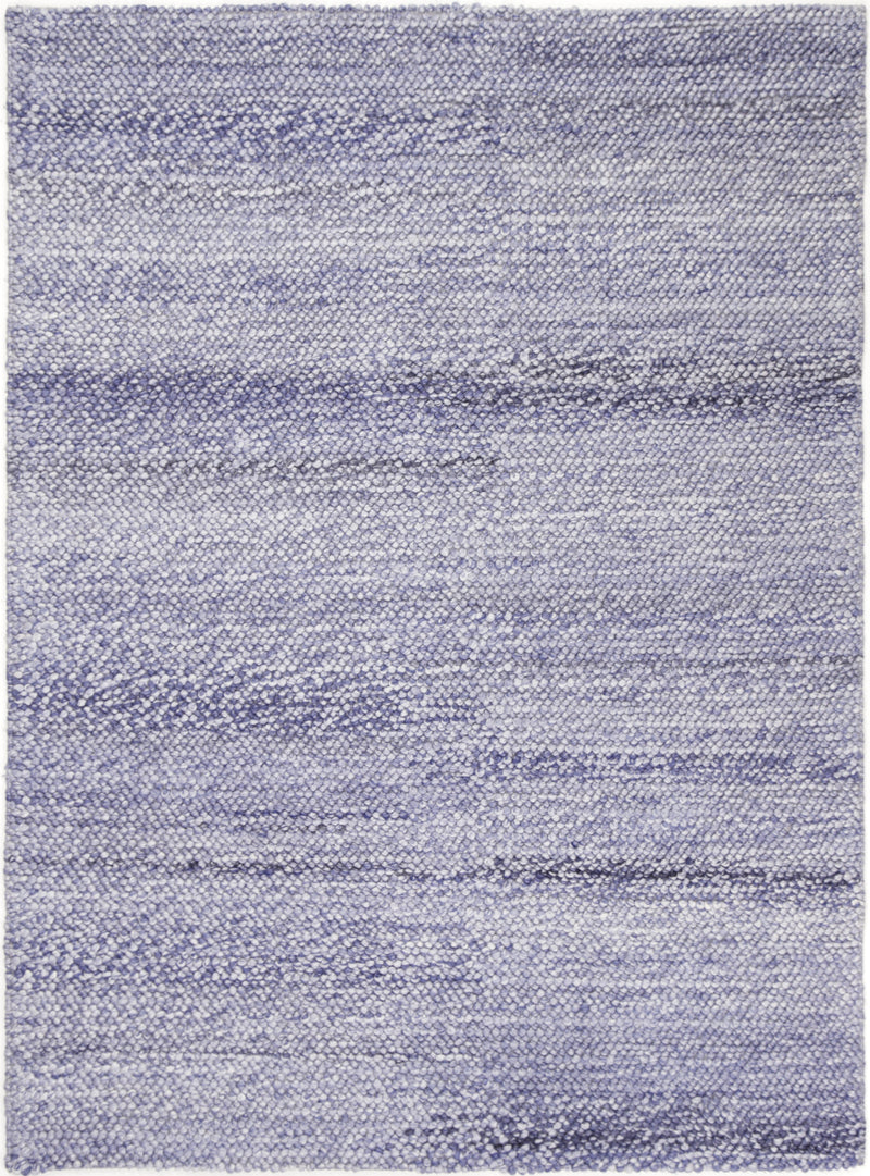 Zayna Loopy Blue Wool Blend Rug 200x290cm