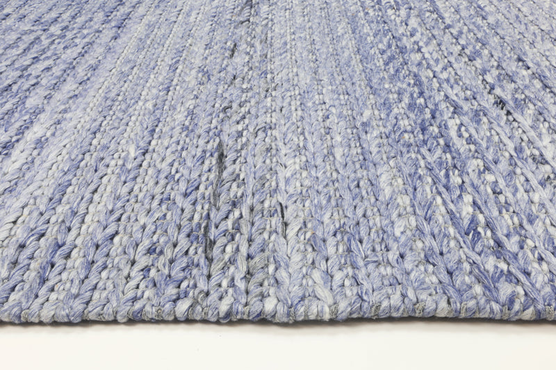 Zayna Cue Blue Wool Blend Rug 240x330cm